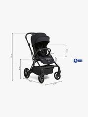 Beemoo Pro Twist Klapvogn - Sort