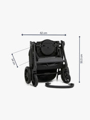 Beemoo Pro Twist Klapvogn - Sort