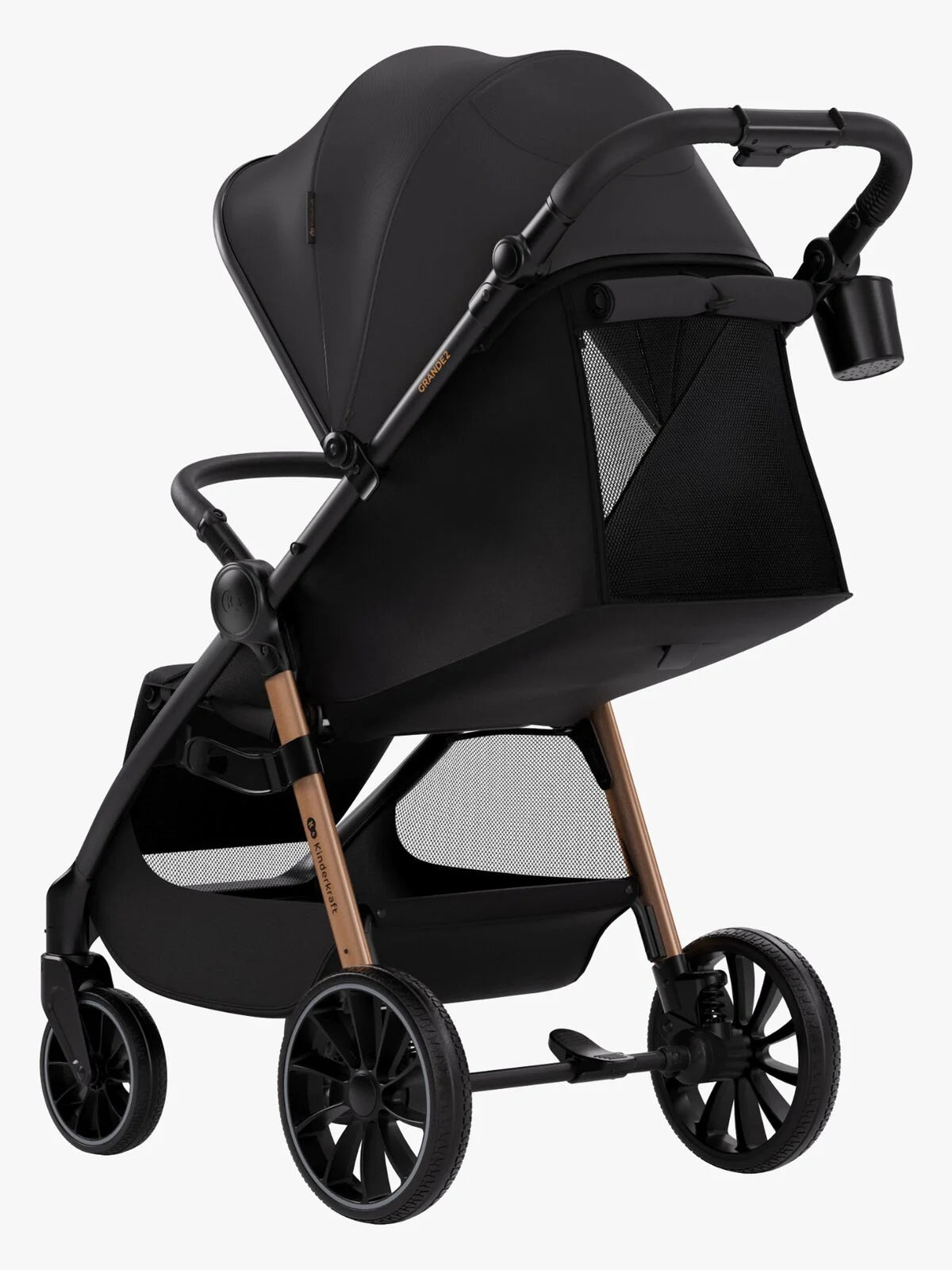 Kinderkraft Grande 2 Klapvogn - Sort
